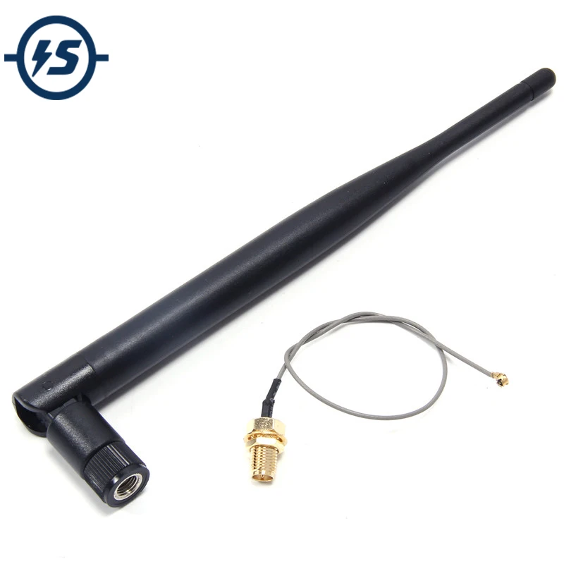 

2.4GHz 195mm Wireless Wifi Router Module Antenna SMA To IPEX 2400MHz~2500MHz For Monitoring/Router 6dBi Wifi Module IPEX Antenna