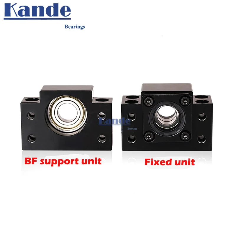 pc de Bk10 e 1 Bf10 para Sfu1204 Conjunto: Bola Parafuso Final Suporte Peças Cnc bk – Bk10 Bf10 1 pc Mod. 309626