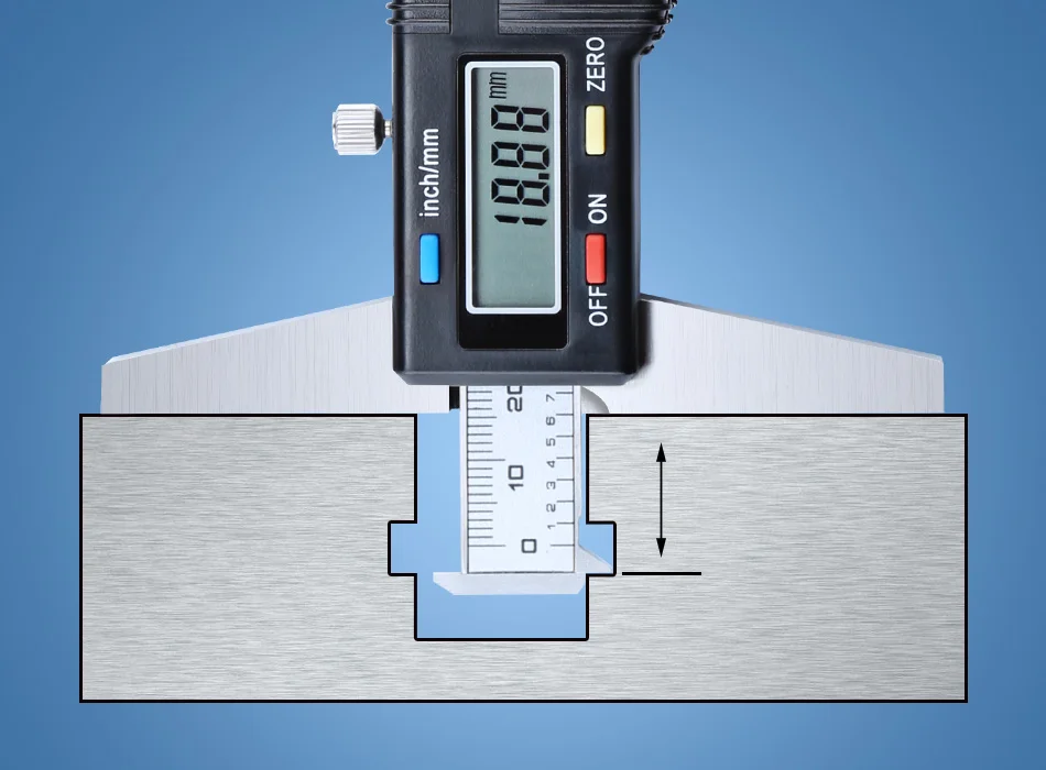 Syntek двойной крючки цифровой глубокий штангельциркуль " 8" 1" 150 мм 200 300 микрометр нержавеющая сталь электронные CE