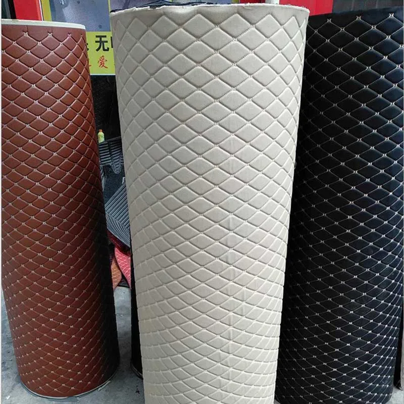 Online Venta al por mayor XPE material de fibra de cuero alfombrilla de coche alfombrilla impermeable suministros de coche tapete para equipaje