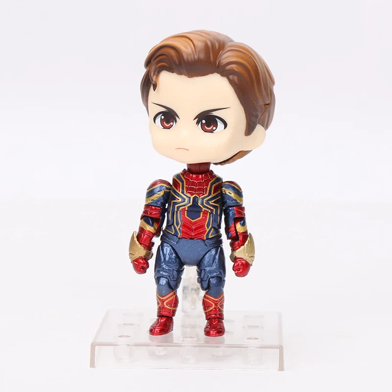 10 см игрушки Marvel Nendoroid 1037 Мстители эндшпиль Железный человек паук ПВХ Фигурка Железный Паук супер герой Коллекционная модель