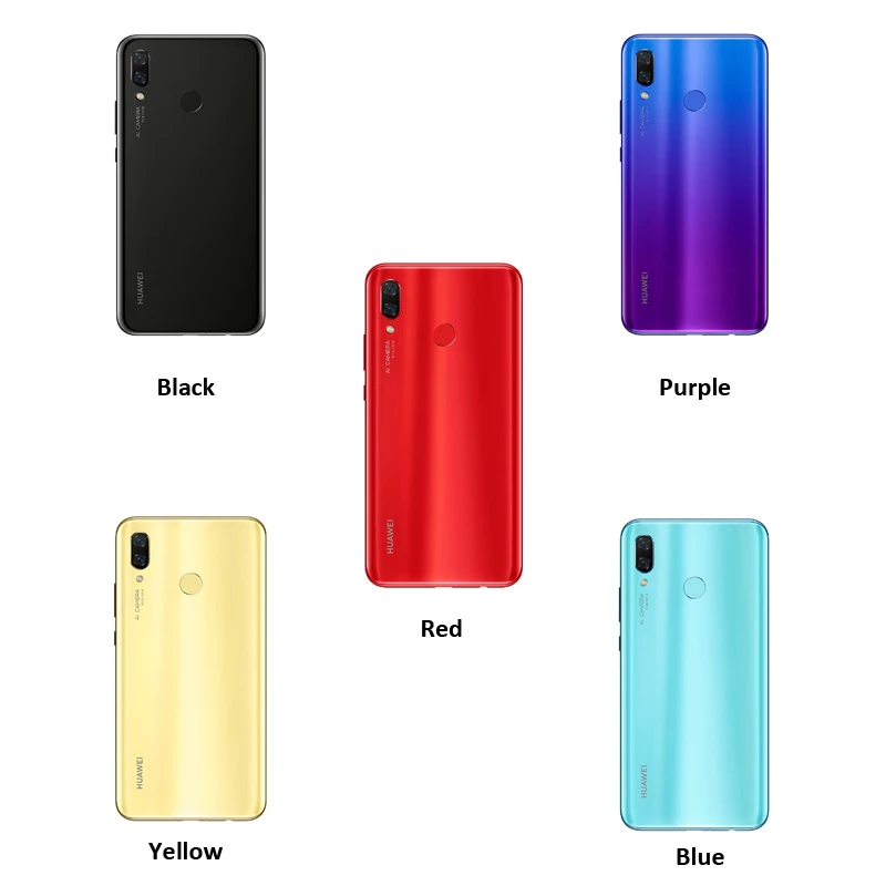 Глобальная прошивка huawei Nova 3 Kirin 970 Восьмиядерный Android 8 1 двойная камера AI 24MP 16MP