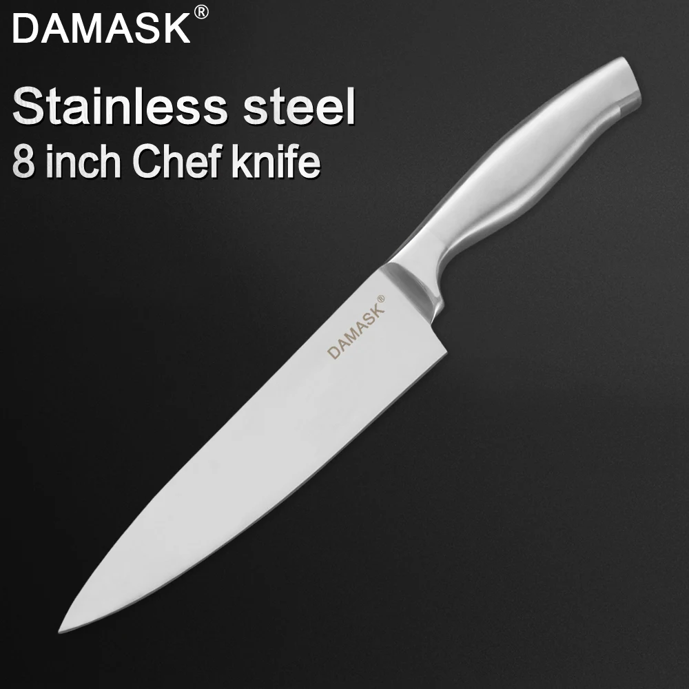 

DAMASK Chef Knives 8 Inch Japan Kitchen Knife Beef Meat Slicing Cutter Vegetable Potato Knife Cooking Tool For Home&Restaurant