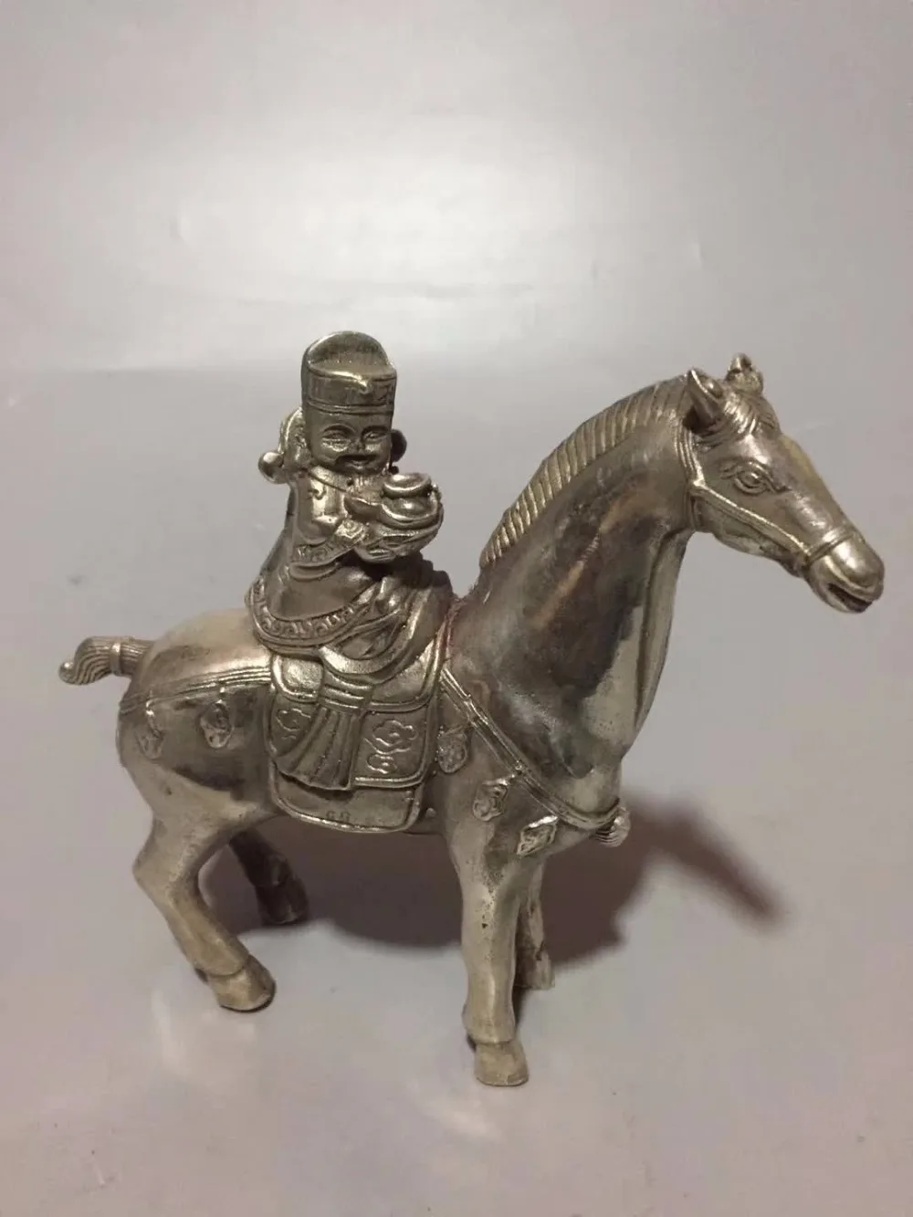 

Collection tibet silver money god statue,office desk decoration horse sculpture