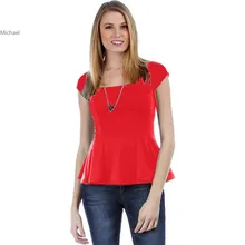 Stylish Women Blouse New Fashion Women Clothing Spring Summer Female Blouses Shirts Short Sleeve Body Blusas Femininas 52