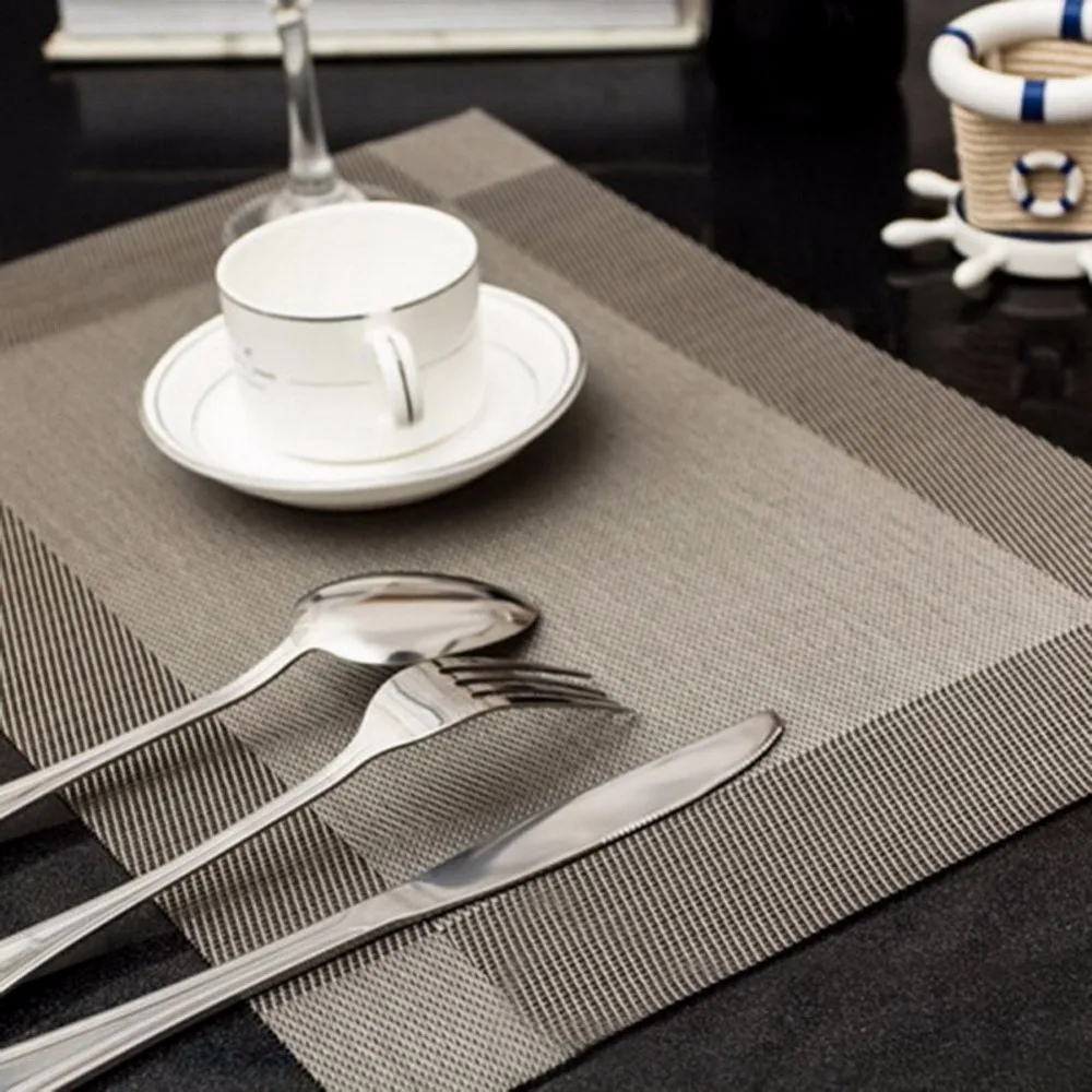 Popular Modern Placematbuy Cheap Modern Placemat Lots From China - Pcs Modern Style Dinning Placemat Pvc Home Dinning Table Restaurant Placemat Bowel Pads Dinning popular modern placematbuy cheap modern placemat lots from china - pcs modern style dinning placemat pvc home dinning table restaurant placemat bowel pads dinning