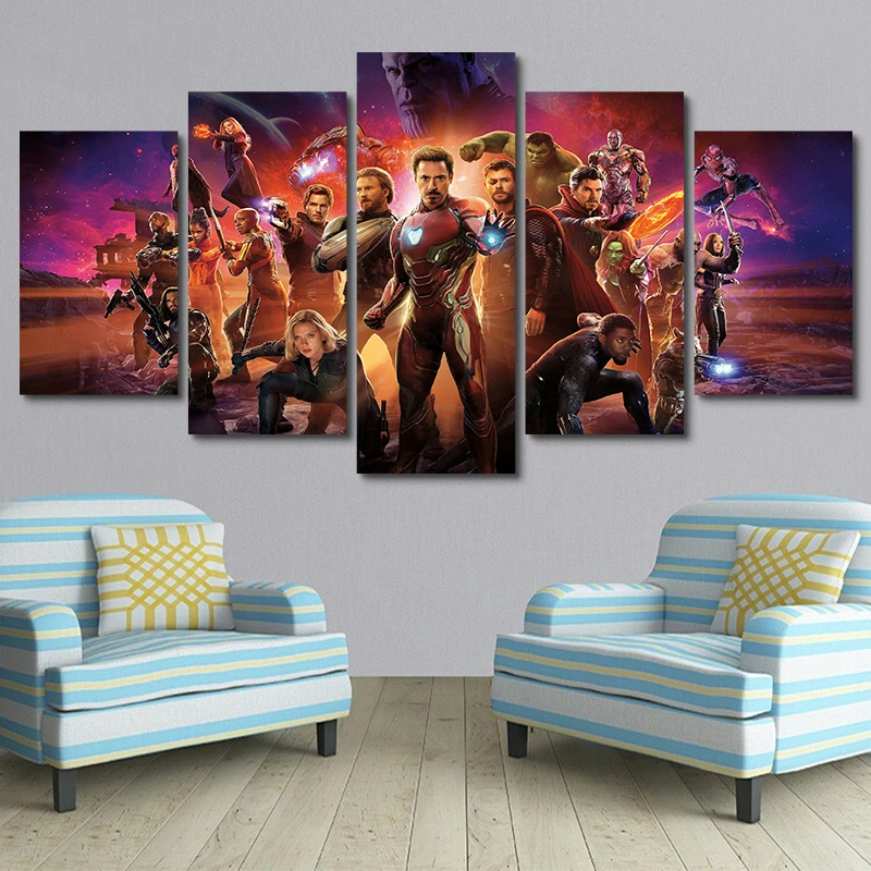 

Full Diamond 5p Picture Diamond Painting Movie Avengers Infinite War Painting Modern Embroidery Cross-stitch Rhinestone Mosaic
