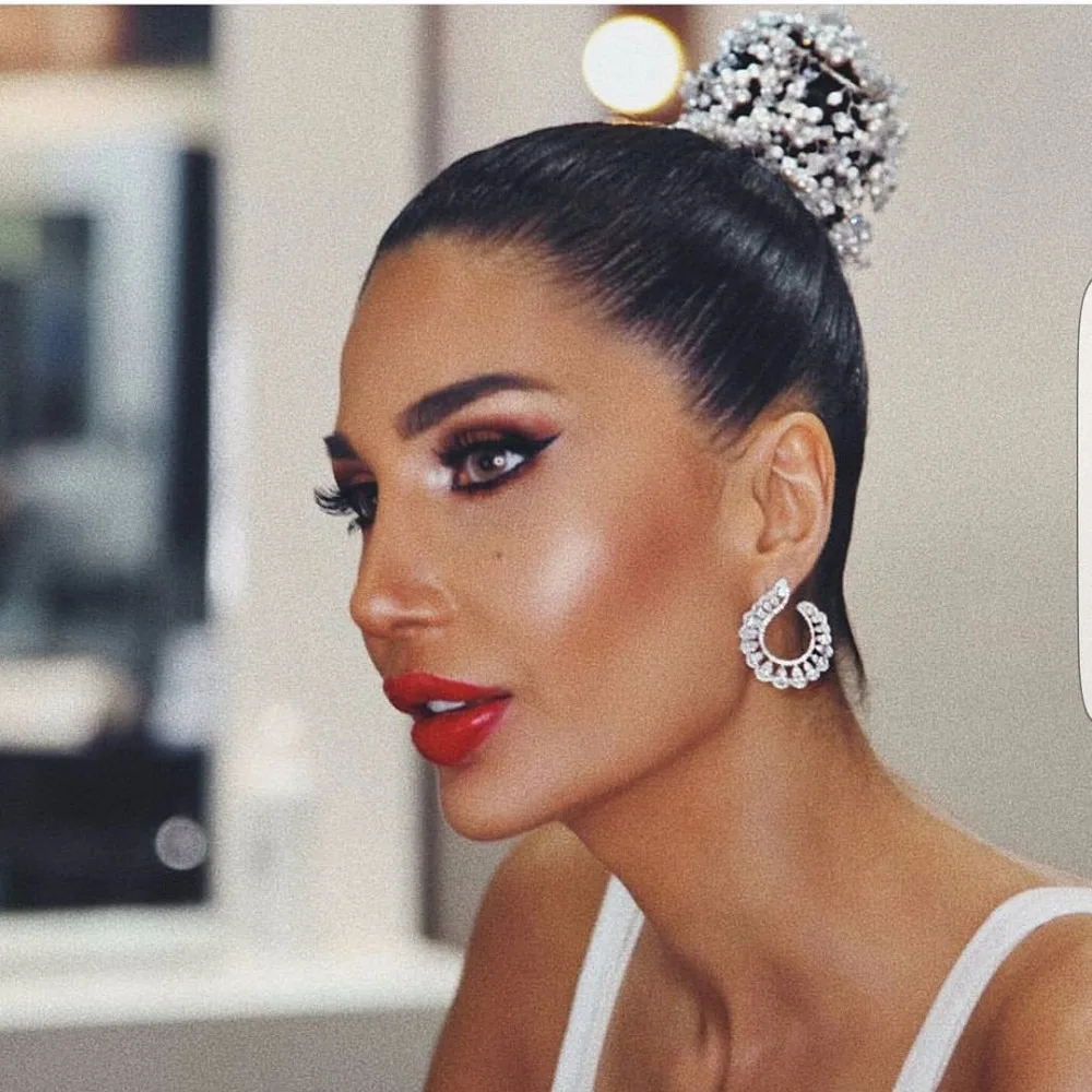 2 цвета Opation Мода AAA кубический цирконий большие круглые spakling серьги-гвоздики. Медная основа, женские Украшения