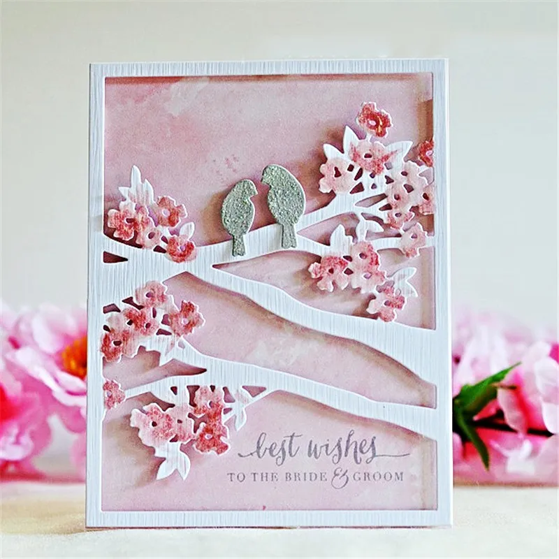 

DiyArts Flower Dies Blossoms Background Metal Cutting Dies 2019 for Craft Dies Scrapbooking Album Embossing Die Cut Decoration
