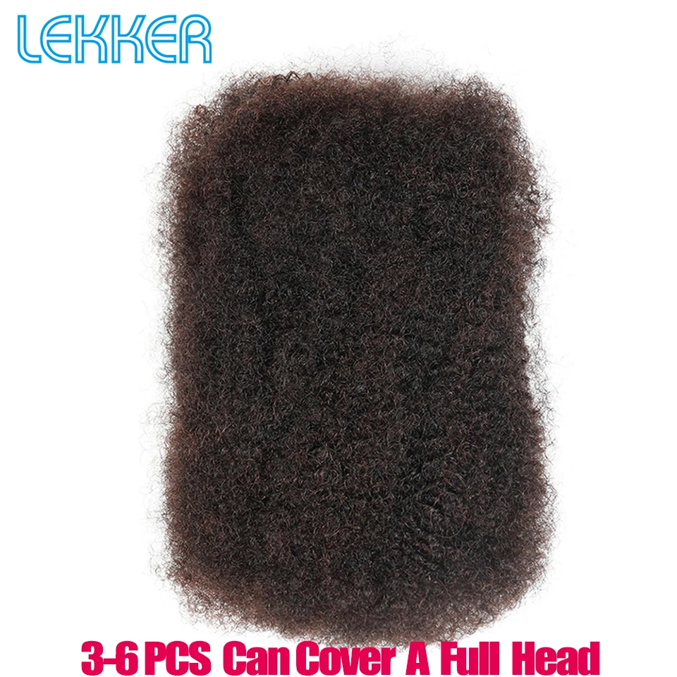 

Lekker Brazilian Remy Human Hair Afro Kinky Curly Hair Bulk Extensions