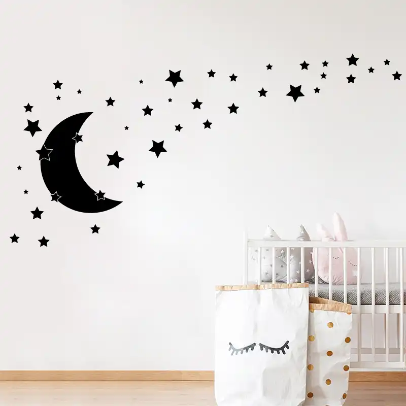 moon wall decor nursery