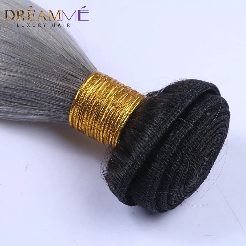 1b green human hair extension (5)