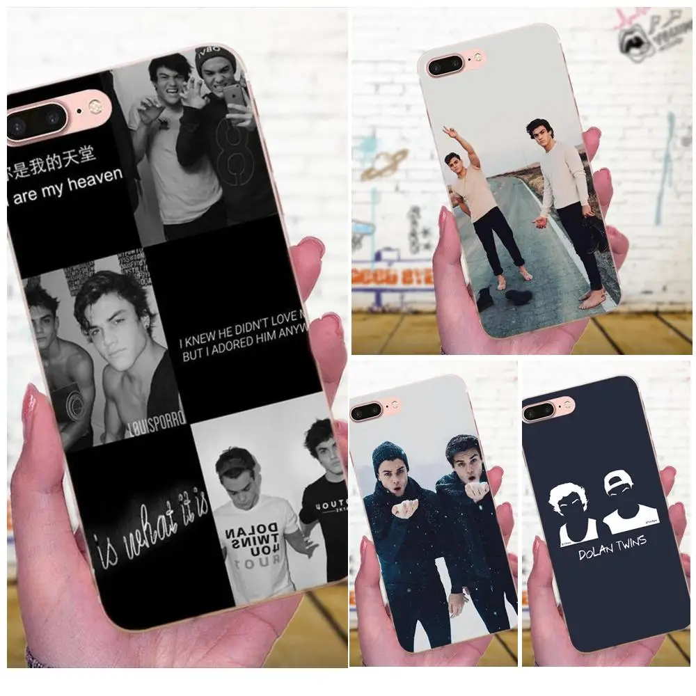Dolan Twins Grayson Ethan Colorful Soft Custom Design For Galaxy J1 J2 J3 J330 J4 J5 J6 J7 J730 J8 2015 2016 2017 2018 mini Pro | Мобильные