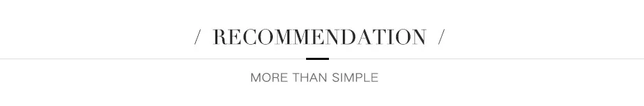 recommendation