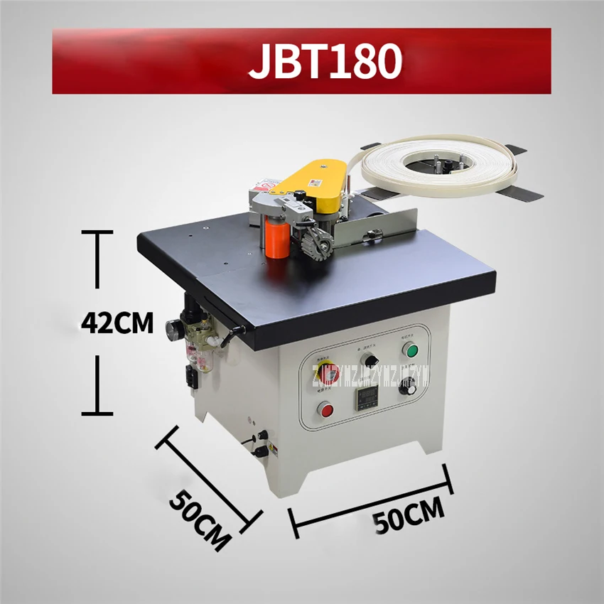 JBT180 ручная грань облицовочная машина маленький деревообрабатывающий станок для оклейки кромок прямая изогнутая кромкооблицовочная