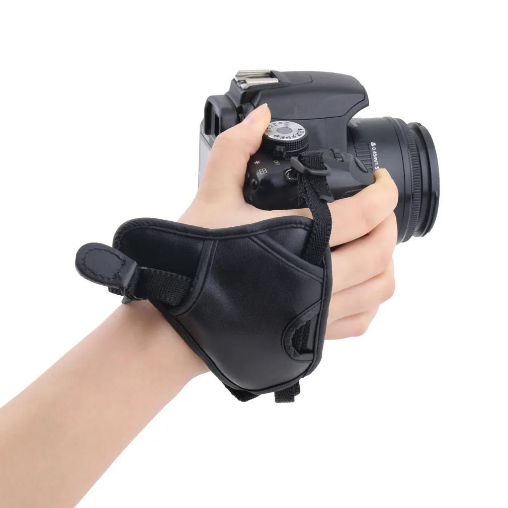 DSLR камера из искусственной кожи Быстрый ремешок на запястье мягкая ручка камера сумка универсальная для Canon для Nikon для sony для Olympus