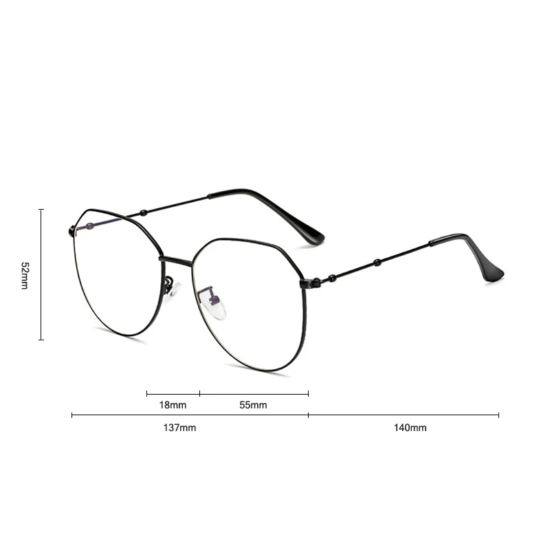 Iboode, очки для близорукости, для женщин и мужчин, металлическая оправа, для студентов, бизнес, очки, смола, прозрачные линзы, очки, Oculos Gafas De Sol
