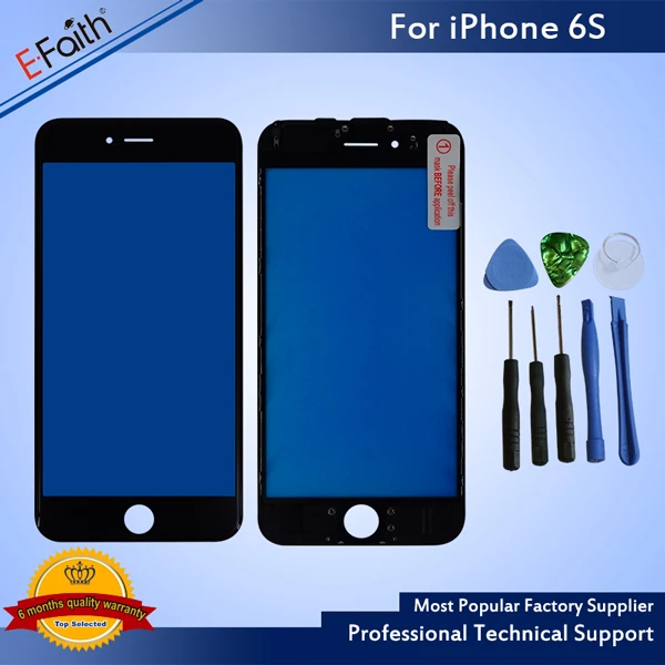 6s Black with gift E-Faith сенсорная панель для iPhone 6 6s 6p 6s p сенсорный экран дигитайзер стекло объектив сенсор запасные части для iPhone сенсорный экран - Цвет: 6s Black with gift