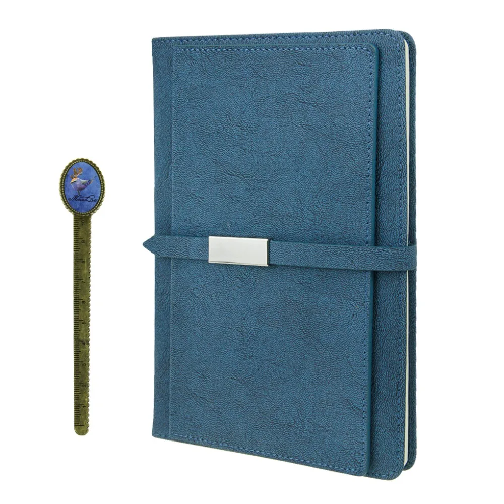 PU Leather Portfolio Notebook A5 Travel Journals to Write in,100 Sheets