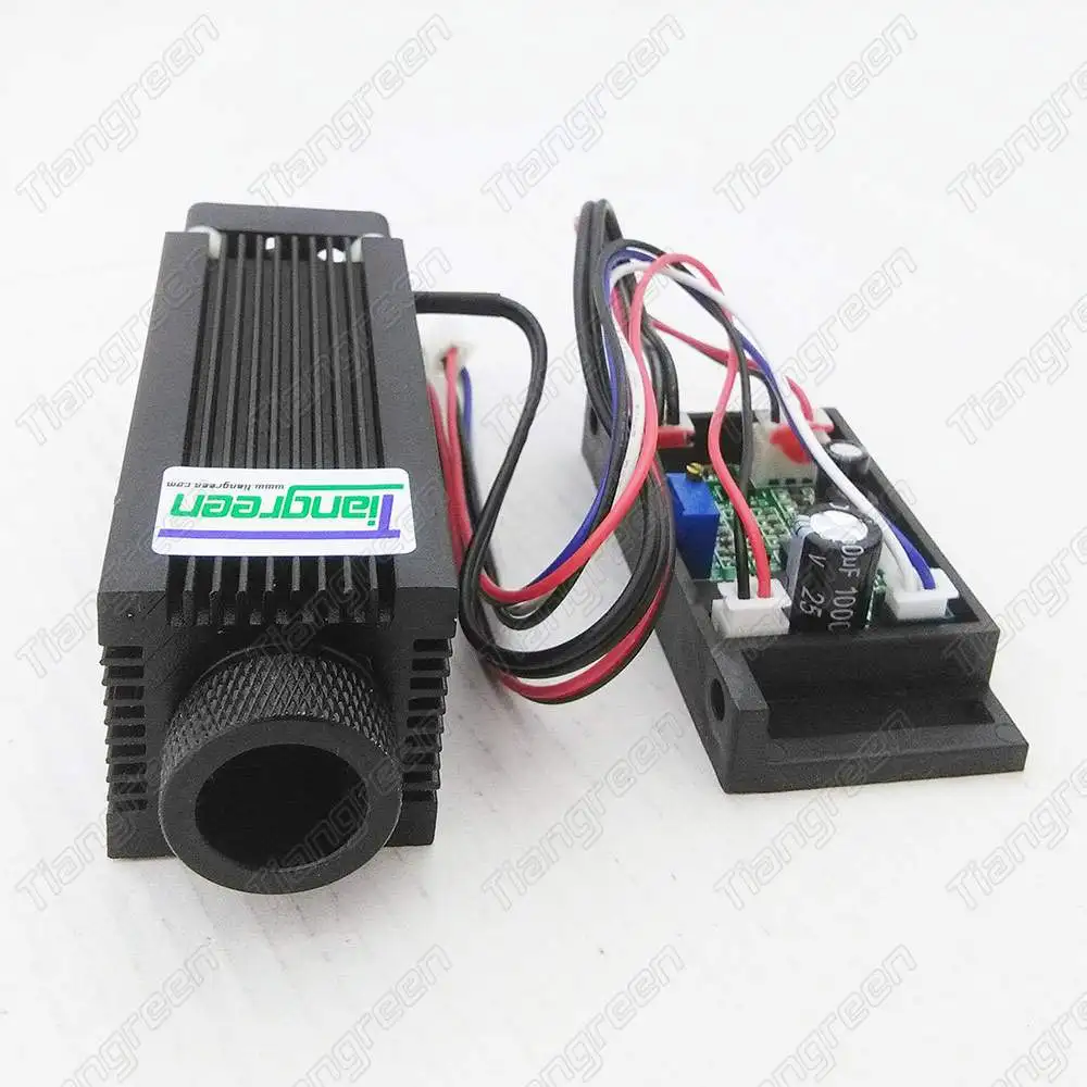 Diodo com Ttl Ventilador de Refrigeração Poderosa Focusable 808nm 1000 mw Módulo Laser Infravermelho Invisível 1 w ir Laser Cnc Lazer Bordo Motorista