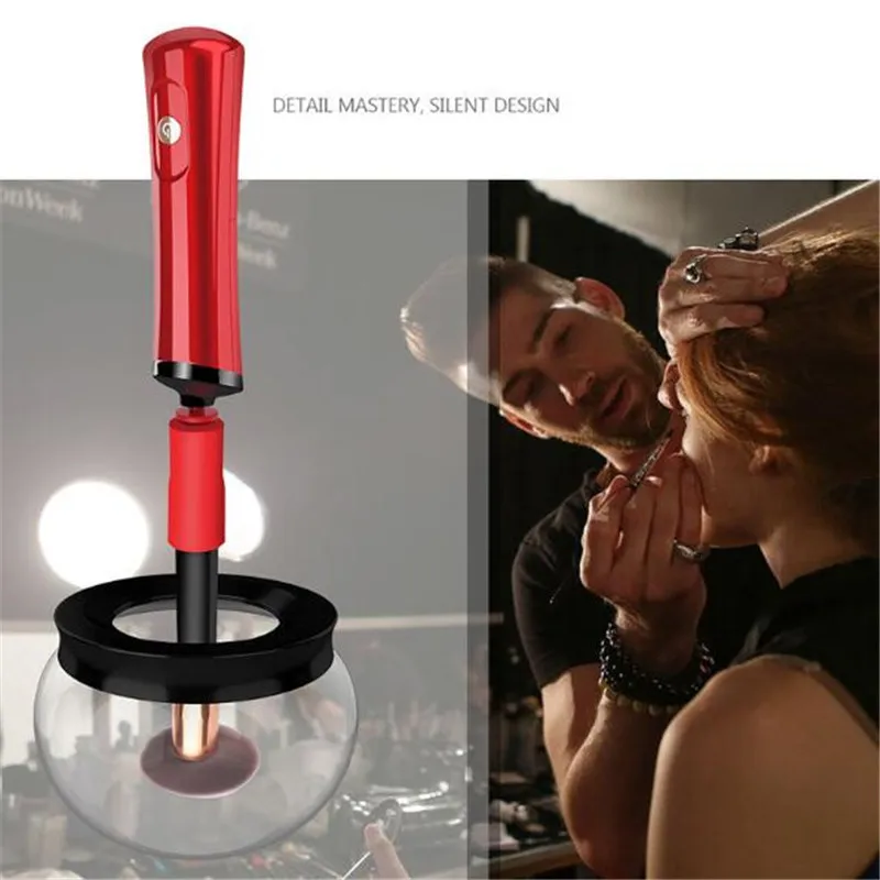 

Electric Makeup Brush Cleaner Convenient Silicone Make up Brushes Washing Cleanser Cleaning Tool Machine New