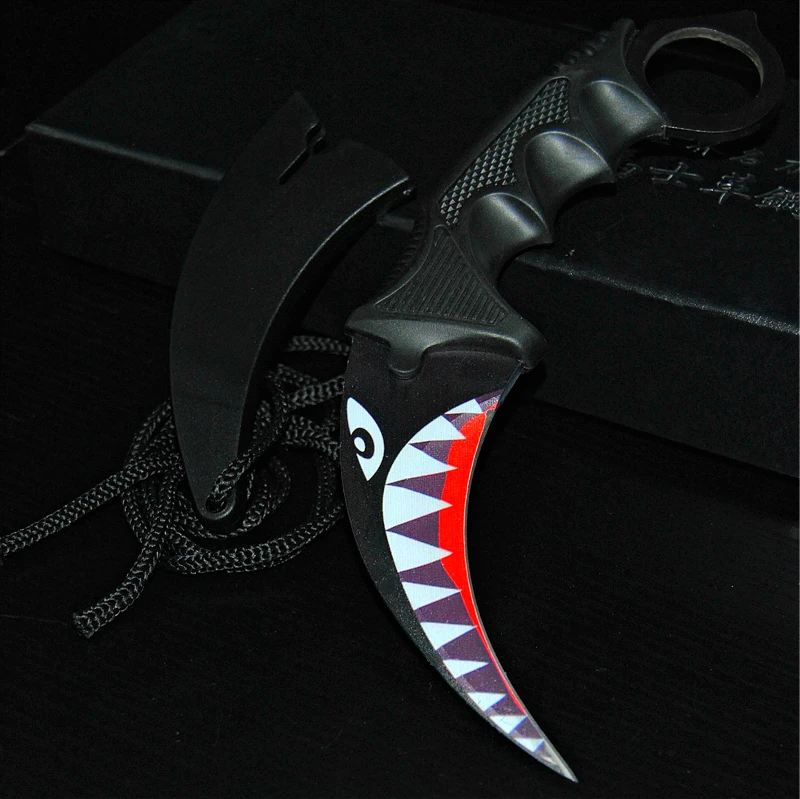 CS GO бабочка в ноже Karambit складной нож тренировочный нож подарок balisong Практичный Нож не заточенный металл