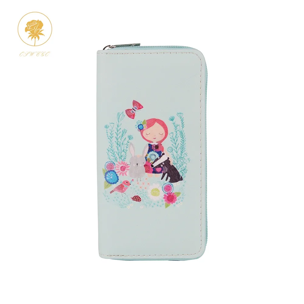 

Oswego Wallet Women/Men Bags Long Zipper Bag Cute Rabbit Ladies Purse Phone Pocket Card Holder Large Capacity Wallet for Women