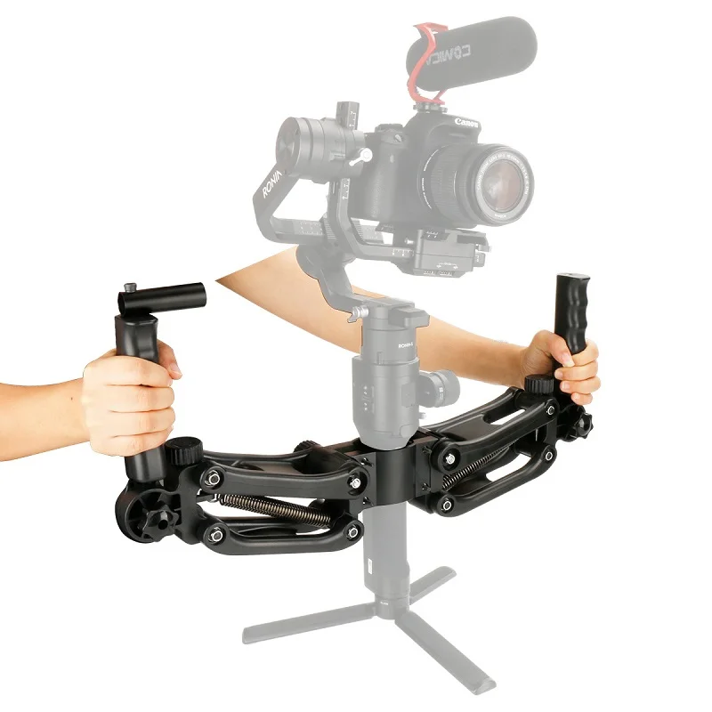 

Stabilizer Handgrips 3 to 5 axis Spring Dual Handle Grips Holder Arm for Zhiyun Crane Plus/Crane 2/Feiyu a2000/DJI RONIN S
