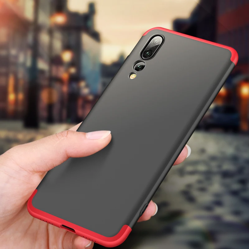 For Huawei P20 P8 P9 Pro lite 2017 Case 360 Full Body Hard Hybrid Plastic Protect Nova 3E P10 Plus Cover |