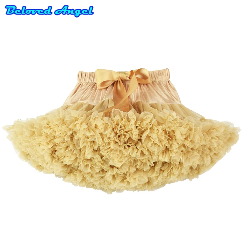 

2019 Fashion Baby Girls Kids Tutu Skirt Kids Dance Pettiskirt Ballet Fluffy Miniskirt Princess Birthday Party Skirt Ball Gown