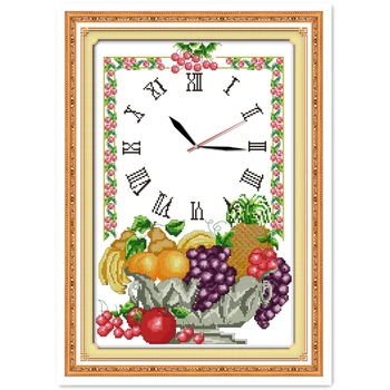 

Fruit Chinese Counted Cross Stitch Pattern Home Decoration Needlework DMC Cross Stitch Fabric Home Decor Embroidery Cross Set