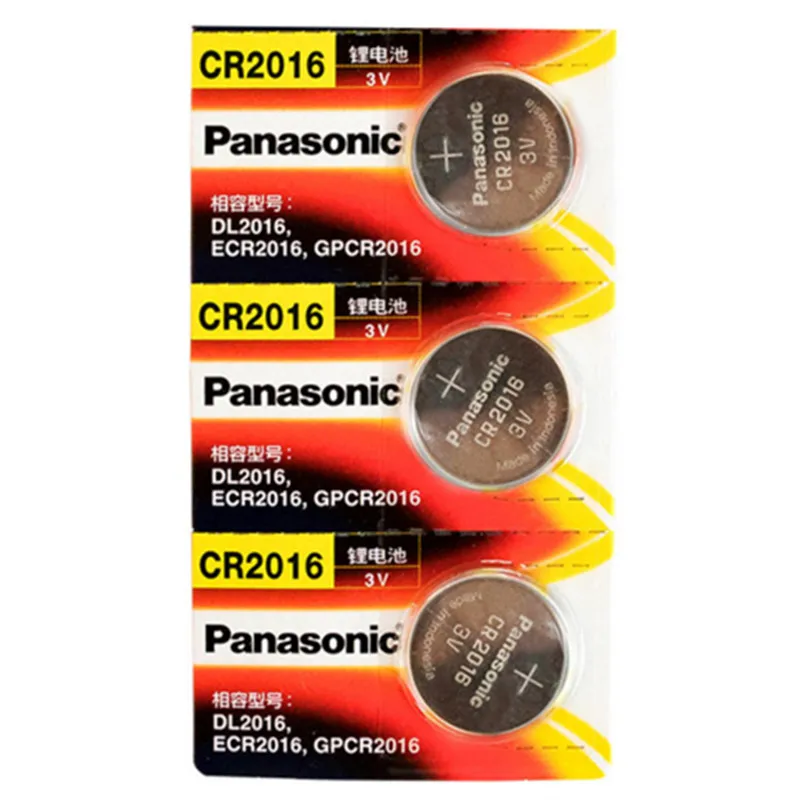 100 шт. оригинальный новый аккумулятор для PANASONIC cr2016 3 в кнопочные элементы