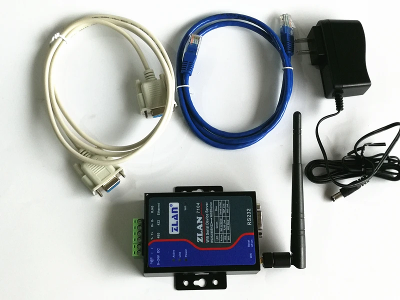 1pcs lot Serial-Wifi-Ethernet Wifi Module RS232 RS485 Module Starter Kit with External PCB Antenna