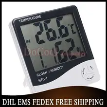 100 шт./лот цифровые часы с термометром Температура измеритель влажности 3 в 1 A8377