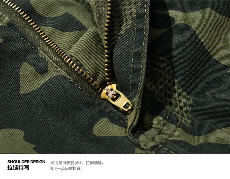 Men's Multi-Pocket Camo Pants Fashion Men Cotton Casual Camouflage Military Cargo Pants Tactical Outdoor Army Trousers No Belt (9)