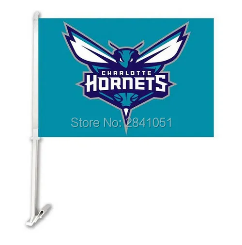 2PC Charlotte Bobcats Car Flag 12&quotx18&quot Custom USA Any Team | Дом и сад