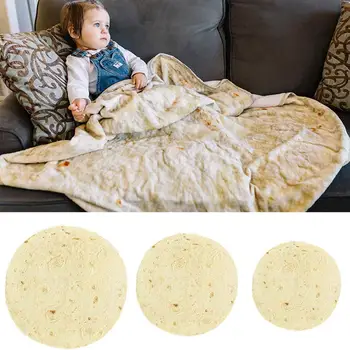 

Flour Tortilla Throw Blanket Round Wall Tapestry Cover Beach Picnic Yoga Towel Mat J2Y