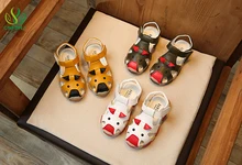 CNFSNJ 2017 New Summer Cartoon Leather Beach Fashion Baby Boys Shoes Casual Soft Kids Shoes Children Shoes Boys Sandals