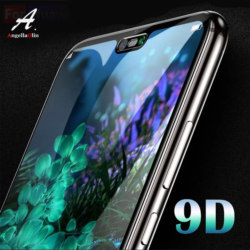 Закаленное стекло с закругленными краями 9D для Huawei P20 Lite 2019 Pro Mate 10 lite защитная