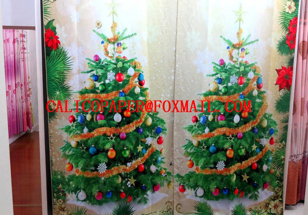 Рождественская елка 3 D занавес рождество curtain3d скульптура фотография напечатаны