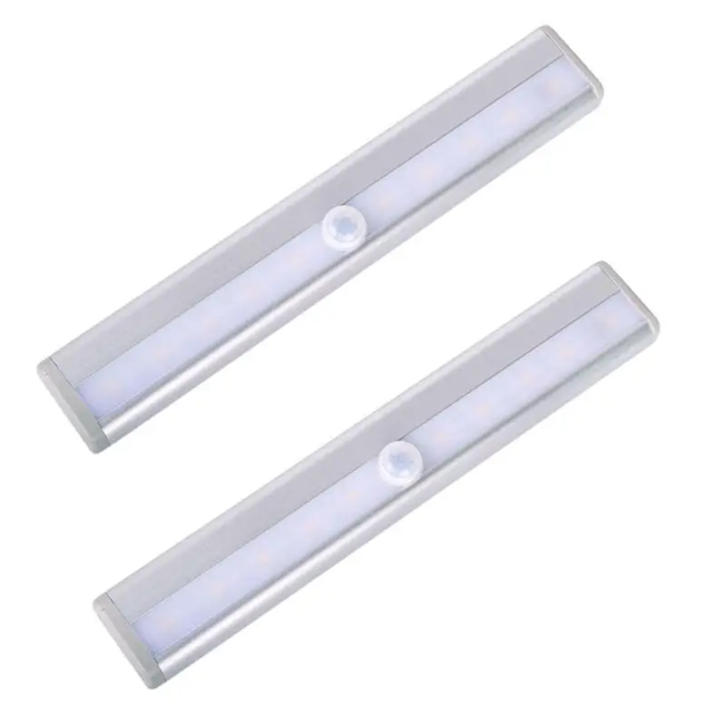 10 LEDs Nightlight LED Stick on Motion Detect Sensing Lamp for