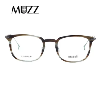 

MUZZ 2018 Ultralight Prescription Goggles Lenses Women Myopia Optical Frame Titanium Frames Acetate Frames Men