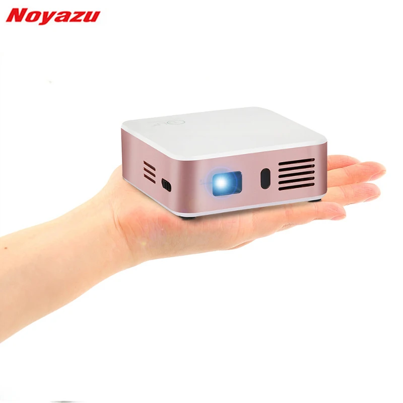 Noyazu E05 Home DLP Projector 1500 Lumens Support Airplay Miracast for IOS & Android 1G+8G AC3 Bluetooth WIFI Mini Proyector