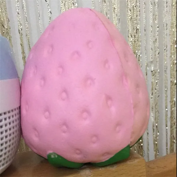 Big Jumbo Juicy Squishy Strawberry Fake Artificial Food Fruit Memory Foam Venting toys - Buyer Show 31
