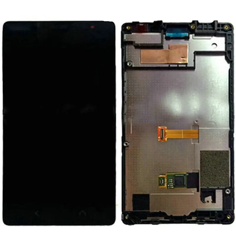 Moq 1Pcs LCD Display with Touch Screen Digitizer Assembly For Nokia Lumia X2 Black Frame Free