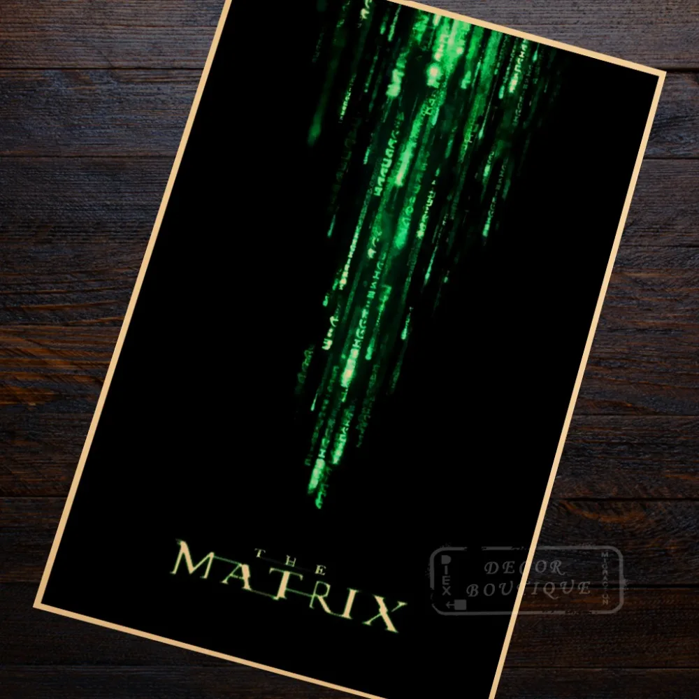 

Sci-Fi Science the Matrix Cage Propaganda Retro Vintage Kraft Poster Decorative DIY Wall Canvas Sticker Home Bar Posters Decorat
