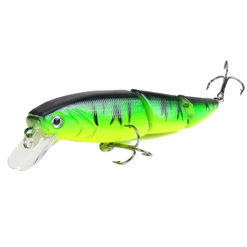  1Pcs 3 Sections Multi Articulated Fishing Lure 10.5cm / 15g Spinner Japan Swim Diving Subwoofer Wob