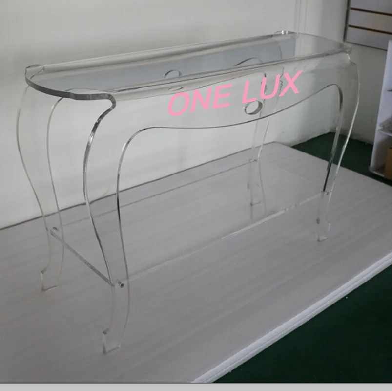 Элегантные подставки для столов столик под раковину Lucite 120 Вт 40 76 см|acrylic console