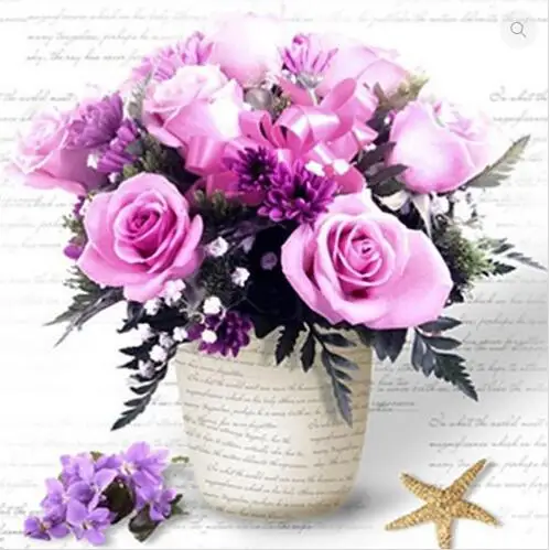 Pink Roses in Vase
