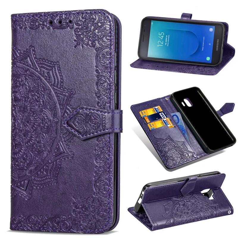 

Leather Flip Case For Samsung Galaxy J2 Core 2018 Case J2 Pro 2018 Funda Wallet Cover Bag For Coque Samsung J2 Prime Case Capa